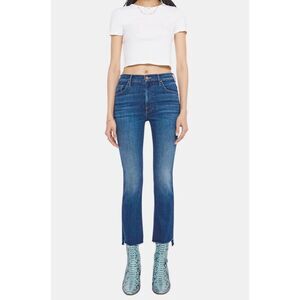 Mother Denim The Hustler Ankle Fray High Waisted Jeans Women's Size 25
